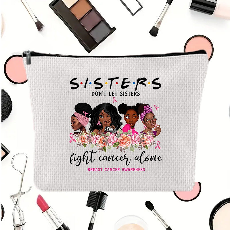 Printing Buggy Large Capacity Simple Zipper Makeup Bag