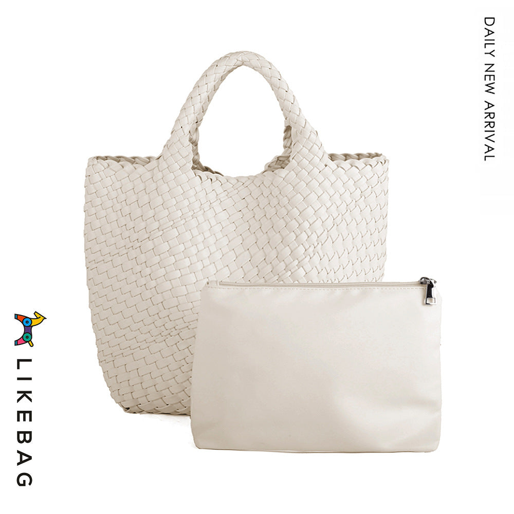 Women's Handmade Woven Fashion Large Capacity Totes Women's Shoulder Bag