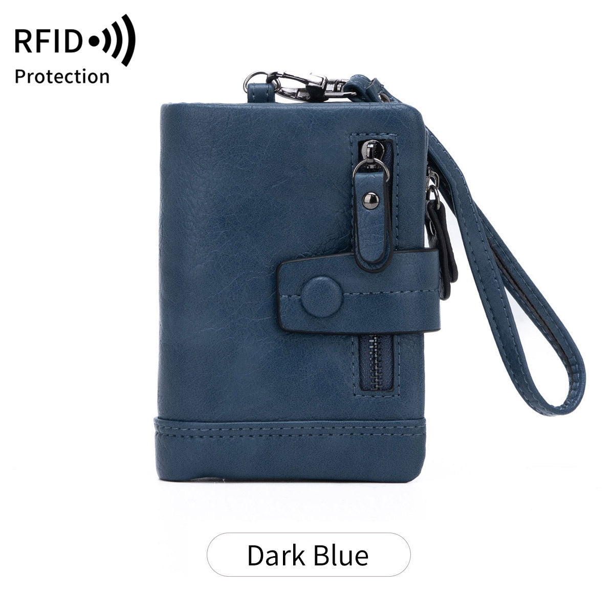 Women's Fashion Zipper Hasp Clutch Off Short Coin Purses
