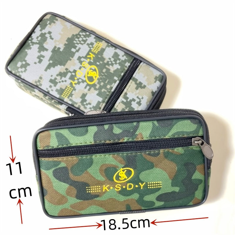 Men's Large Mobile Construction Site Hanging Camouflage Men's Waist Packs