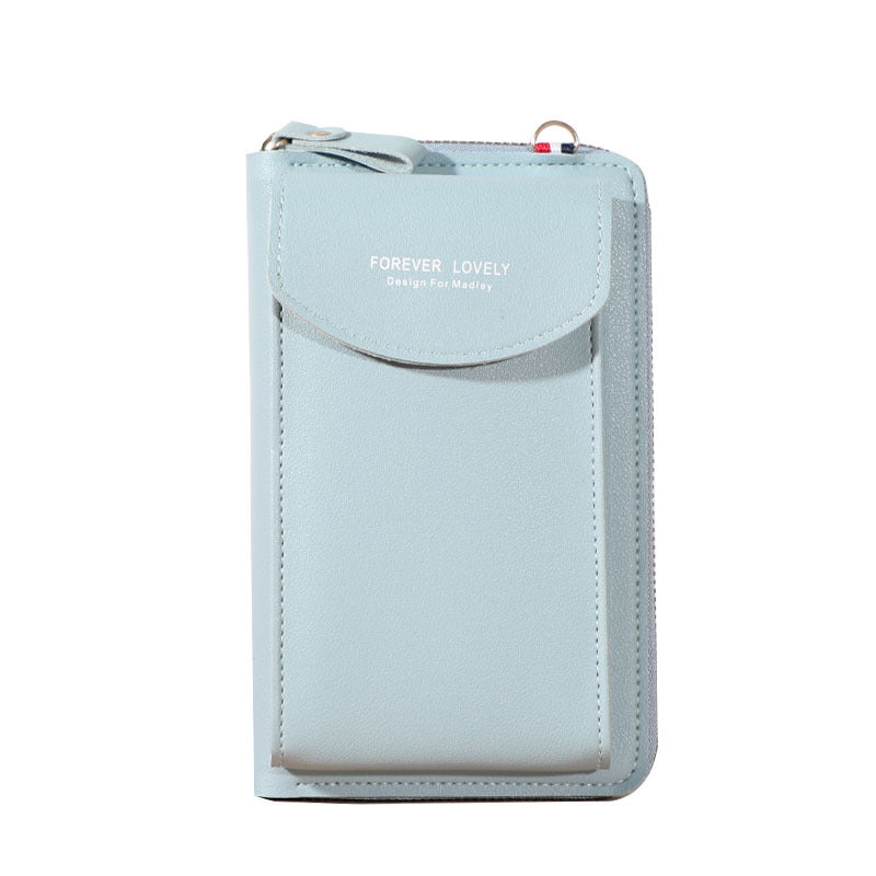 Women's Capacity Mobile One Zipper Long Ladies Wallets