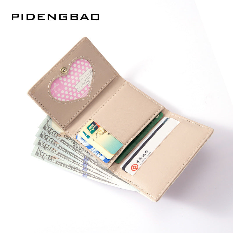 Women's Mori Style Artistic Korean Thin Multiple Ladies Wallets