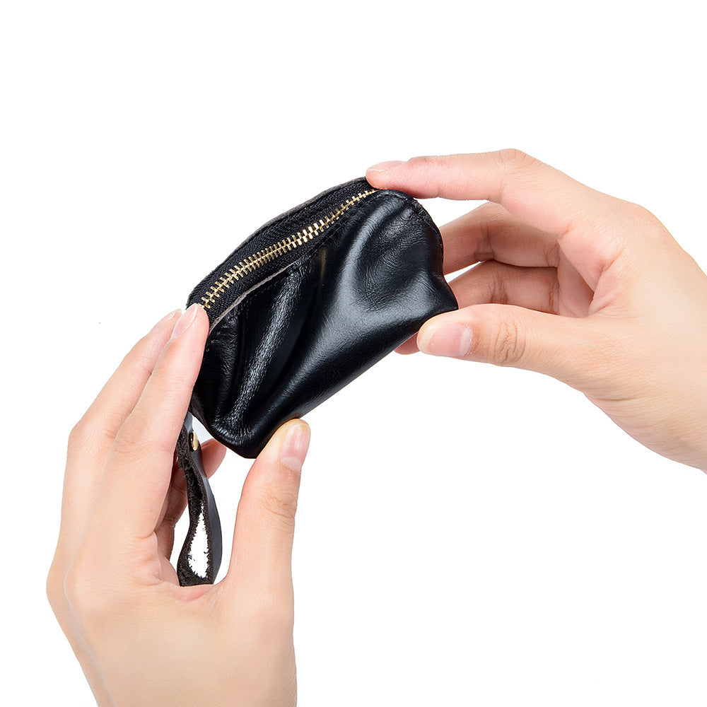 Women's & Men's & Pocket Zipper Simple Solid Color Coin Purses