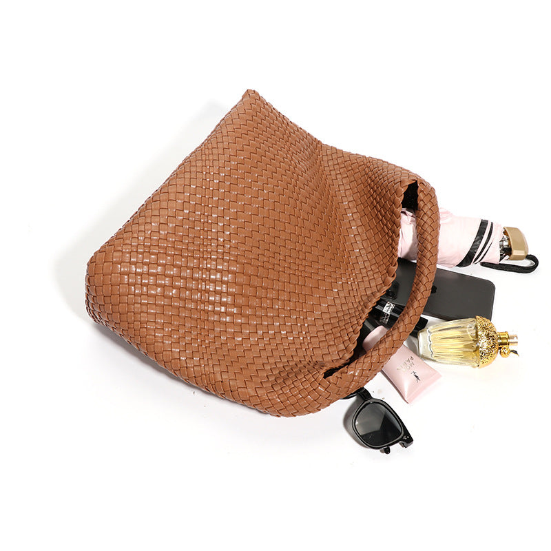 Women's Hand-woven Fashion Portable Korean Style Large Capacity Women's Shoulder Bag