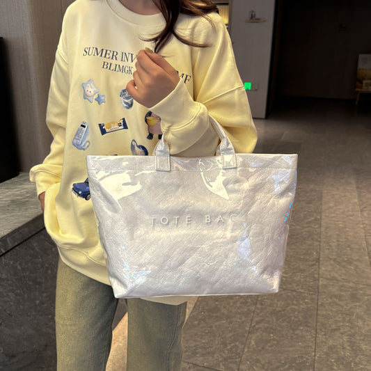 Large Capacity Gel Fashion Transparent Commuter Shoulder Bags
