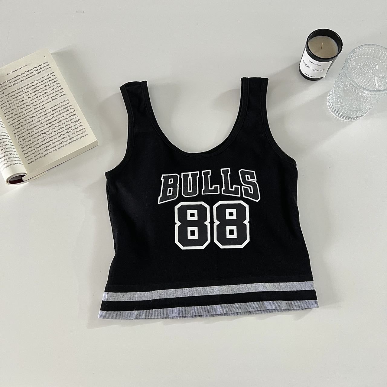 Women's Vest With Chest Pad Fixed Cup Sleeveless Tanks Camis
