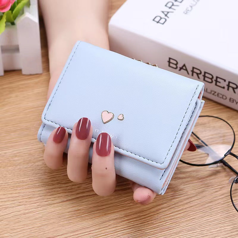 Women's Short Korean Style Fresh Simple Cute Coin Purses