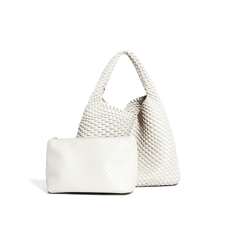 Women's Hand-woven Fashion Portable Korean Style Large Capacity Women's Shoulder Bag