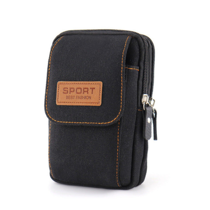 Men's Inch Mobile Wear Construction Site Canvas Phone Bags