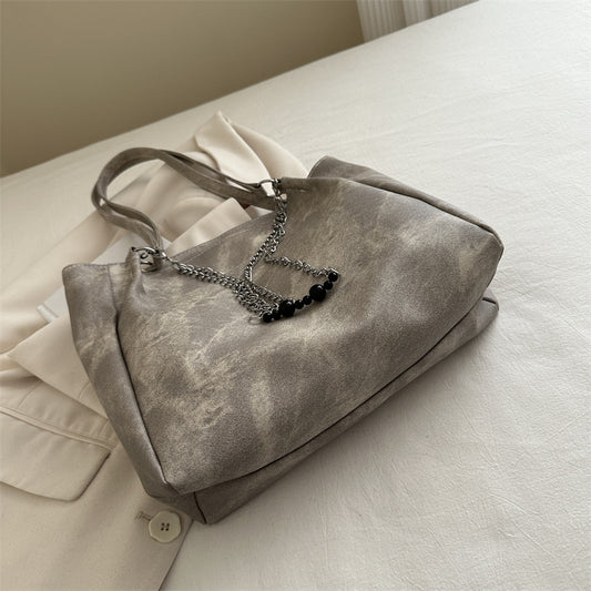 Female Fashion Class College Texture Chain Shoulder Bags