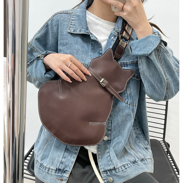 Elegant Versatile Women's Cat Fashion Simple Women's Shoulder Bag