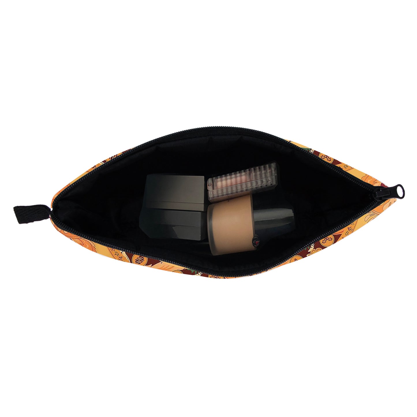 Women's Sunflower Pattern Clutch Multifunctional Toiletry Cosmetic Bags