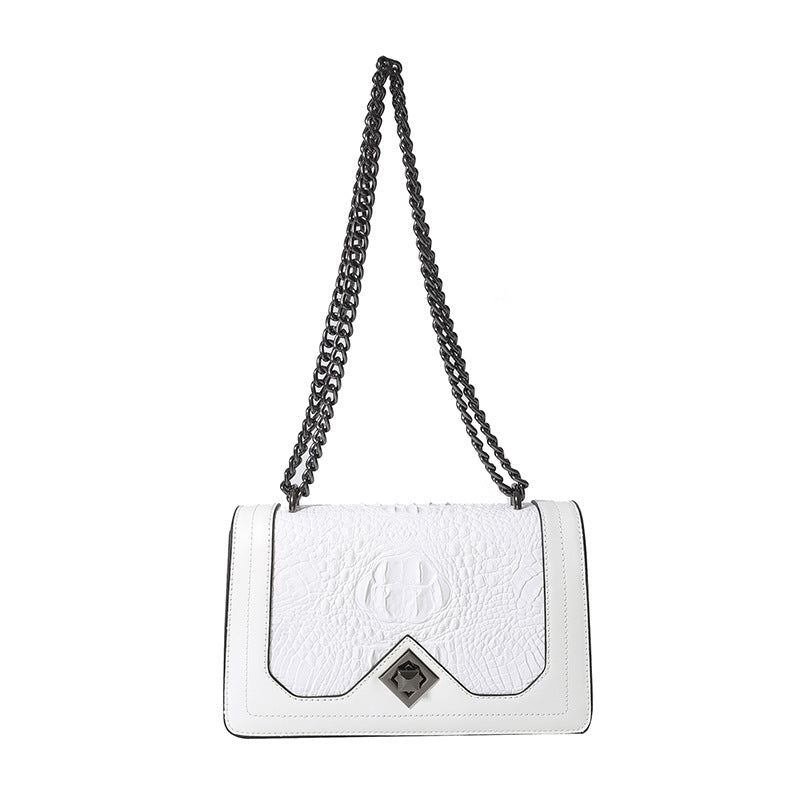 Attractive Slouchy Women's Retro Embossing Chain Women's Messenger Bag