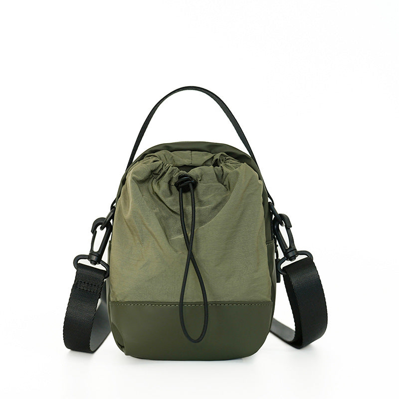 Simplicity Solid Color Kettle Fashion Couple Street Shoulder Bags