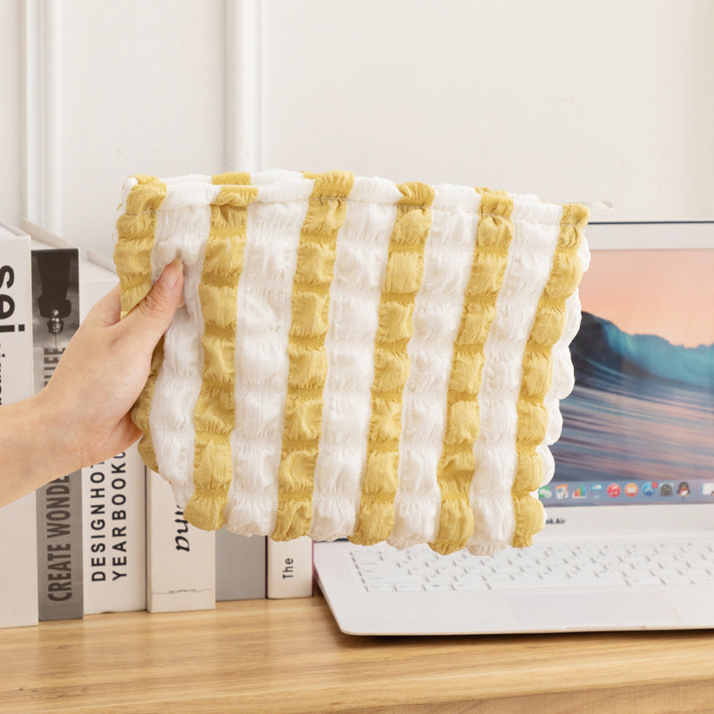 Cloud Portable Large Capacity Canvas Storage Cosmetic Bags