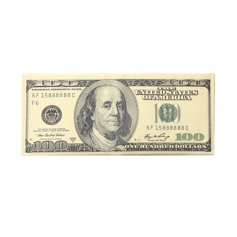 Men's Creative Dollar Printing Various Countries Pattern Men's Wallet