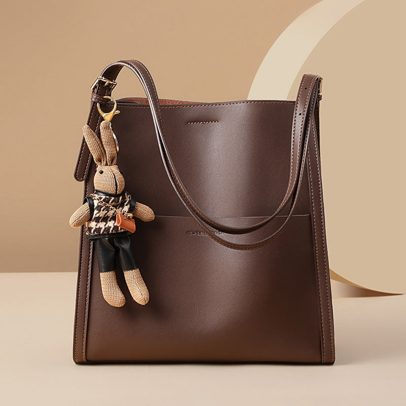 Women's Large Capacity Totes Genuine Leather Big One Women's Messenger Bag