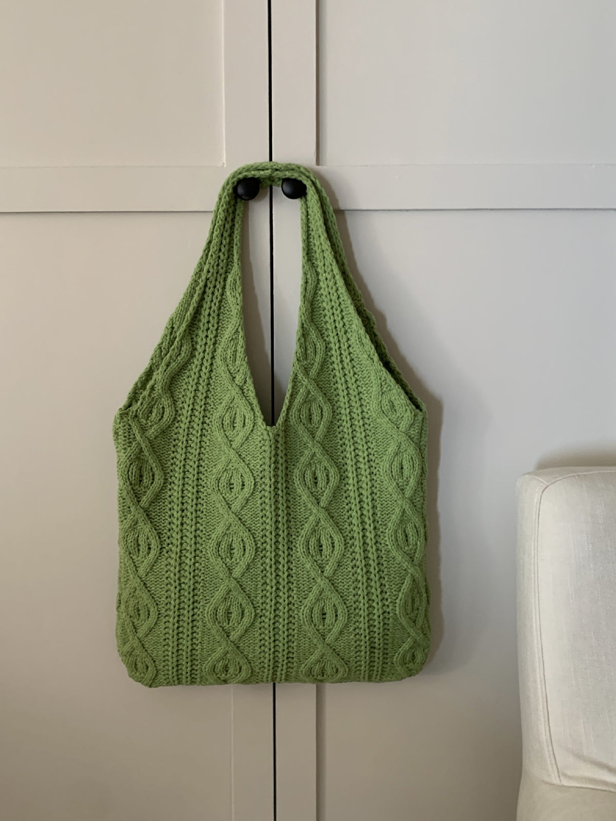 Women's Retro Knitted Handmade Wool Woven Shopping Women's Shoulder Bag
