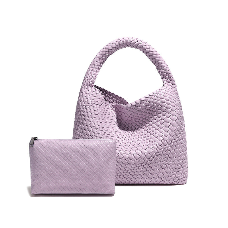 Women's Hand-woven Fashion Portable Korean Style Large Capacity Women's Shoulder Bag