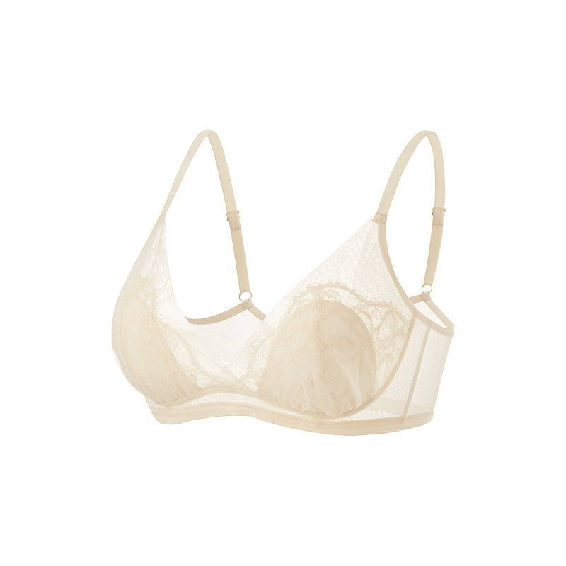 Triangle Cup Mulberry Sexy Lace Rabbit Underwear Everyday Bras