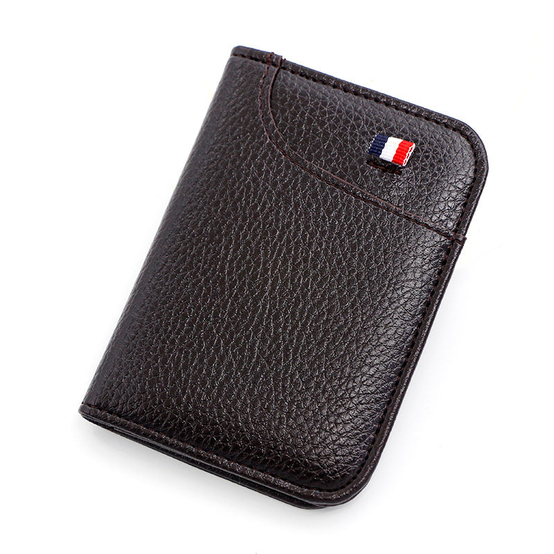 Men's Thin Portable Multiple Slots Large Capacity Card Holder