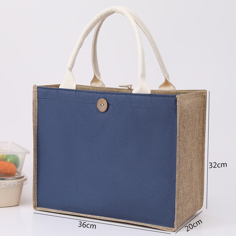 Blank Canvas Painting Jute Cotton Linen Handbags