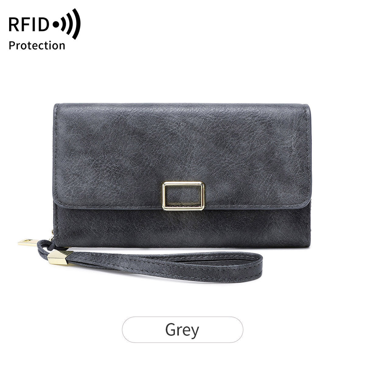 Classic Unique Women's Retro Portable Long Handbags