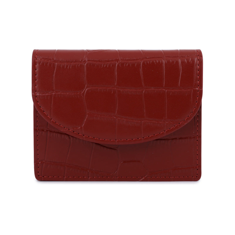 Unique Women's Crocodile Pattern Design Business Card Holder