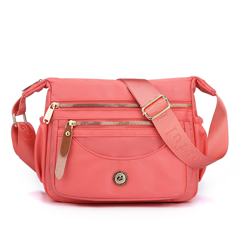 Women's Nylon Waterproof Mom Style Korean Solid Women's Shoulder Bag