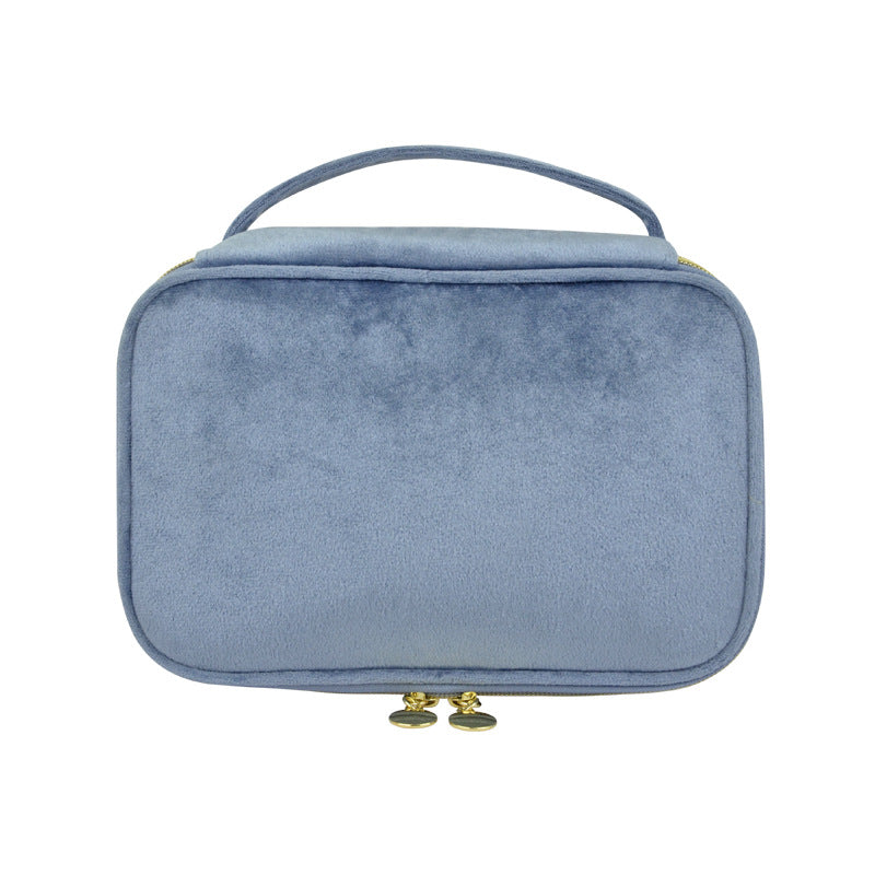 Veet Cloth Cover Design Large Capacity Portable Makeup Bag