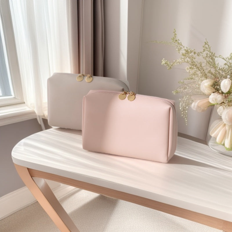 Women's Octagonal Storage Brush Portable Wash Large Makeup Bag