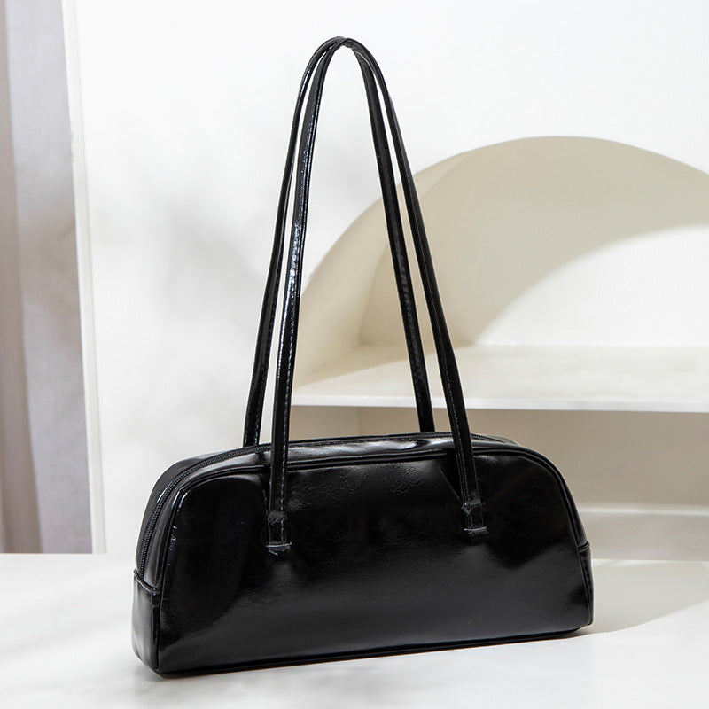 Women's Korean Style Solid Color Underarm Pure Women's Shoulder Bag