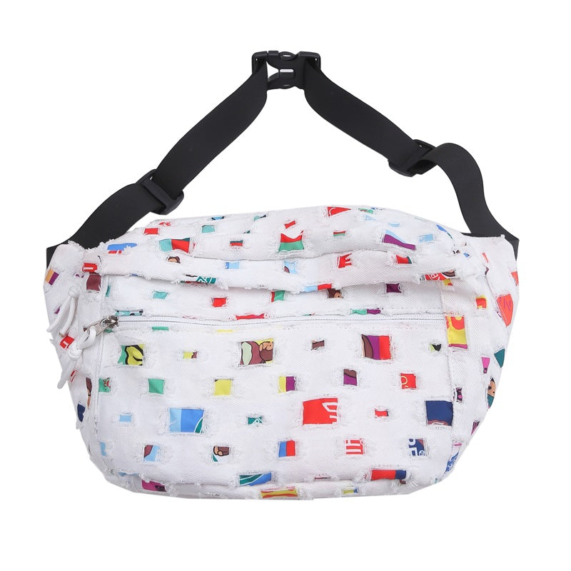 Women's & Men's & Color Plaid Texture Large Capacity Trend Bags