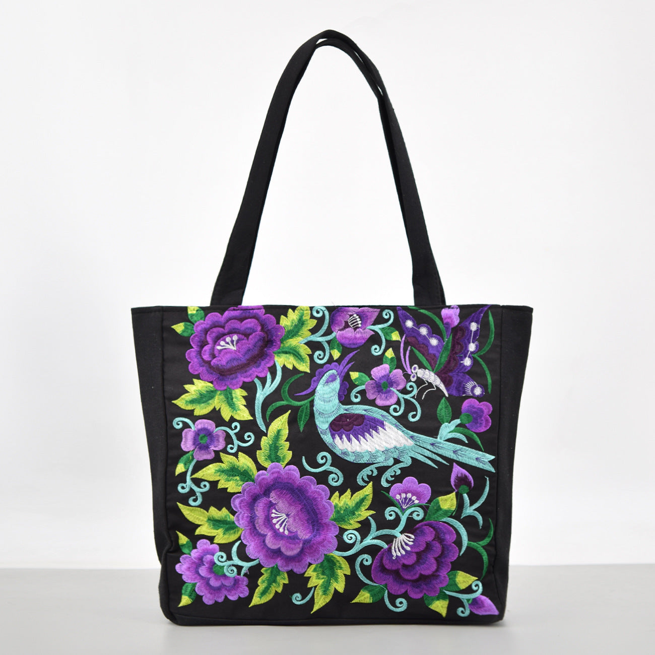 Women's Ethnic Style Embroidered Large Capacity Yunnan Canvas Bags