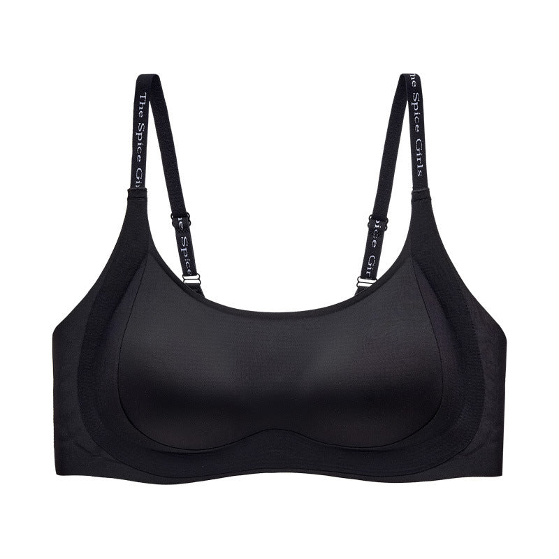 Women's Summer Lightweight Liquid Foundation Underwear Big Chest Small Seamless Everyday Bras