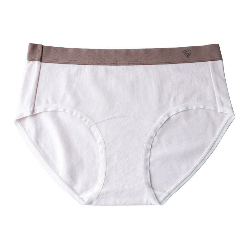 Women's Lengthened Crotch Purified Cotton Underwear Pure Panties