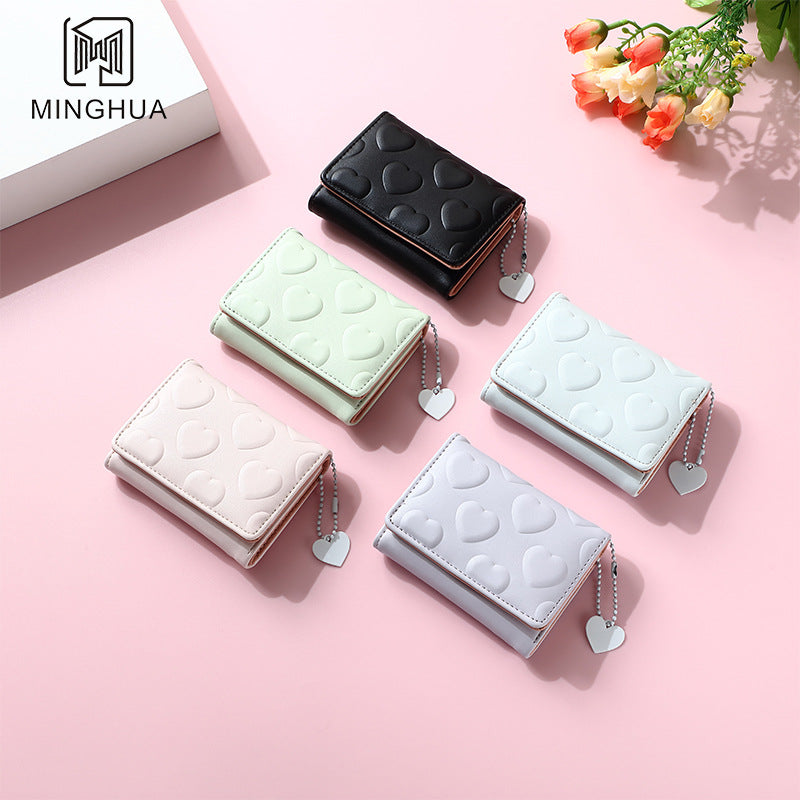 Women's Short Solid Color Summer Pattern Simple Ladies Wallets