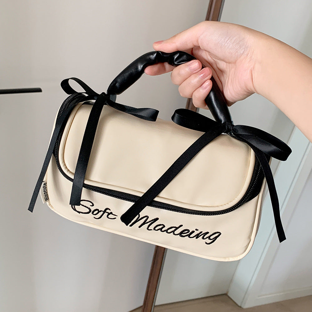 Style Simple Portable Large Capacity Storage Toiletry Waterproof Cosmetic Bags