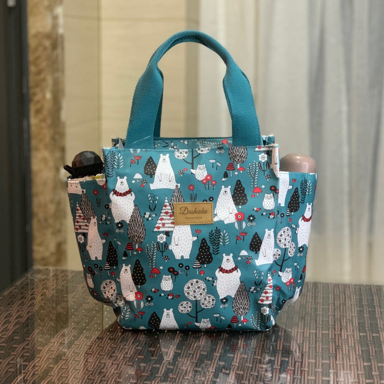 With Tissue Waterproof Thermal Insulation Large Handbags