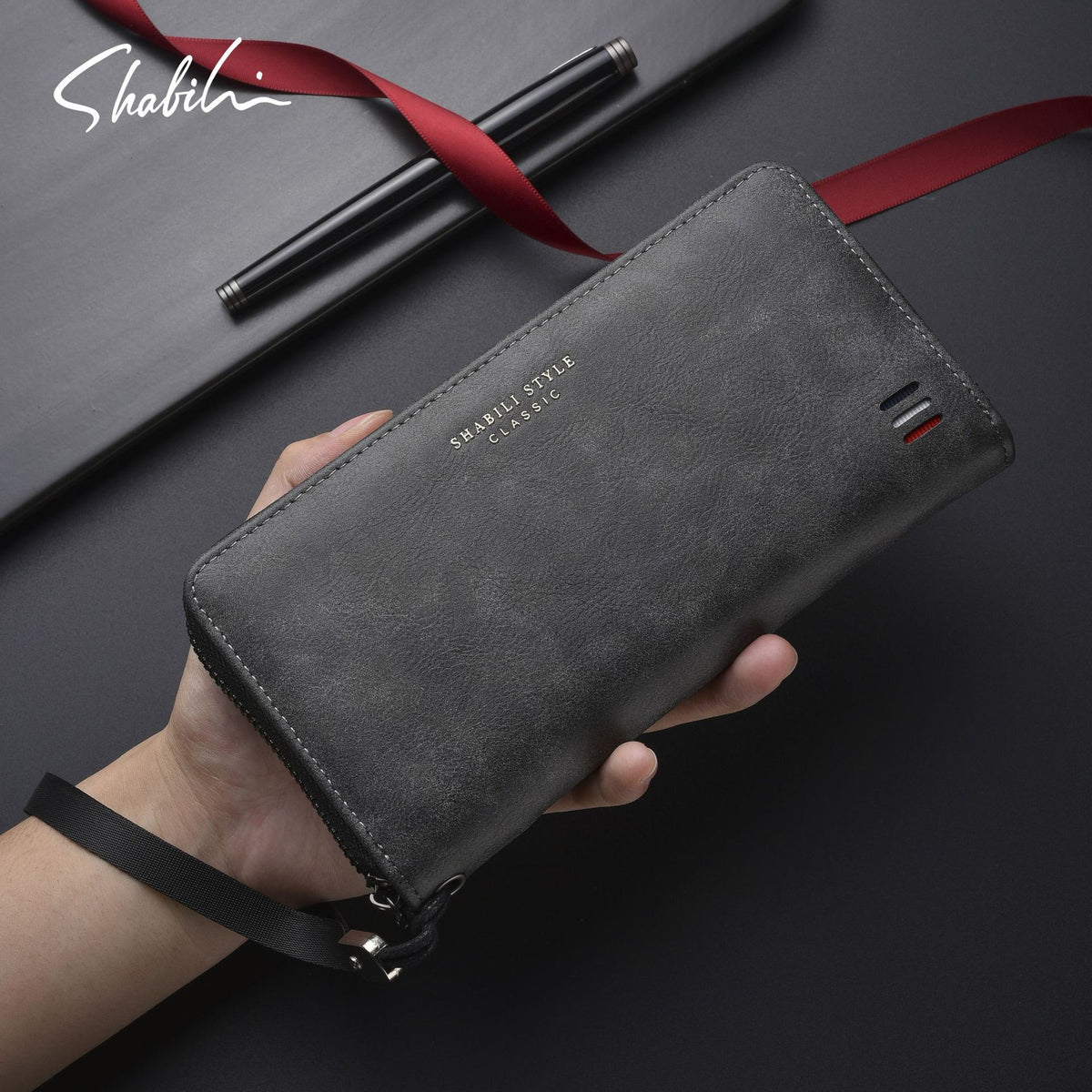 Durable Charming Men's Multiple Slots Long Men's Wallet