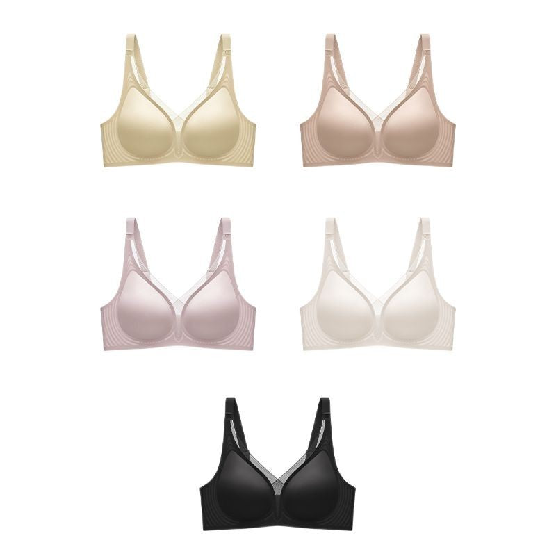 Women's Underwear Big Chest Show Small Soft Everyday Bras