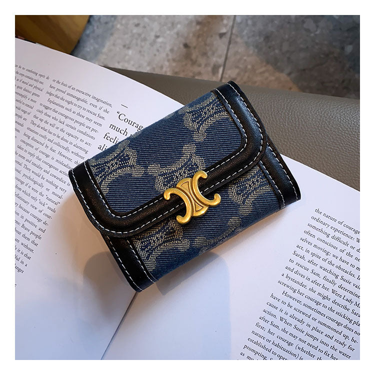 Glamorous Women's Style Exquisite Canvas Fashion Card Holder