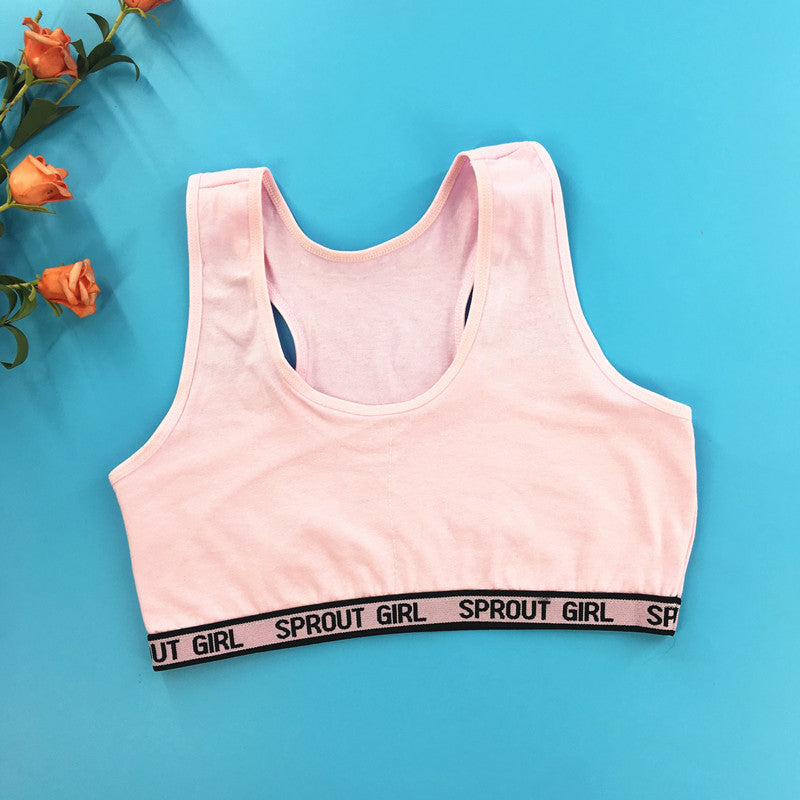 Side Work Back Fashion Teenage Puberty Underwear 2 Without Tanks Camis