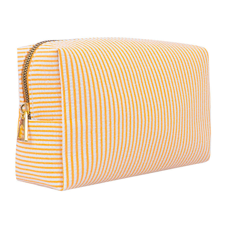 Seersucker Portable Outing Beauty Indian Style Bags