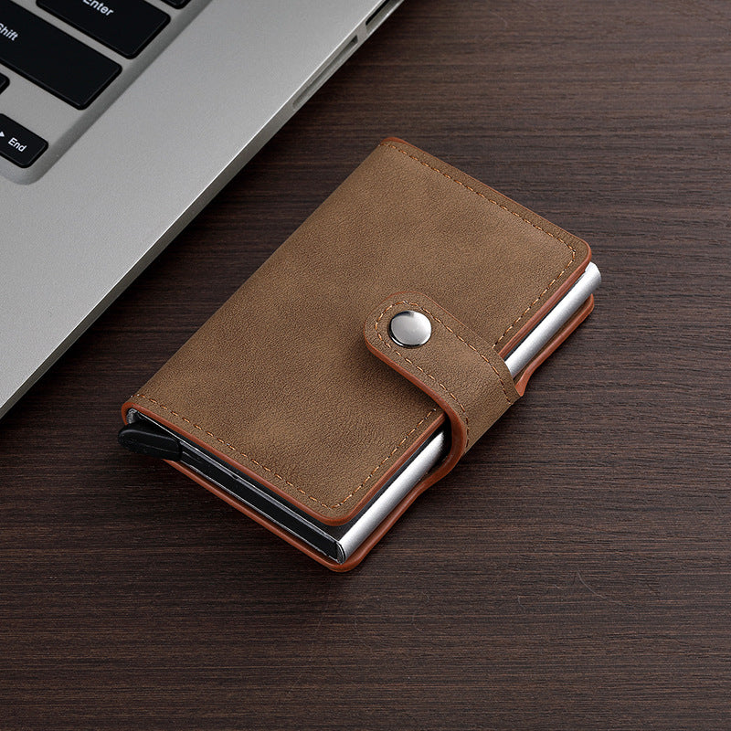 Women's & Men's & Metal Automatic Pop-up Cassette Good-looking Card Holder