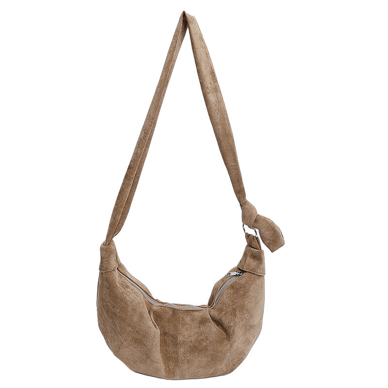 Elegant Women's Retro Dumpling Niche Commute Shoulder Bags