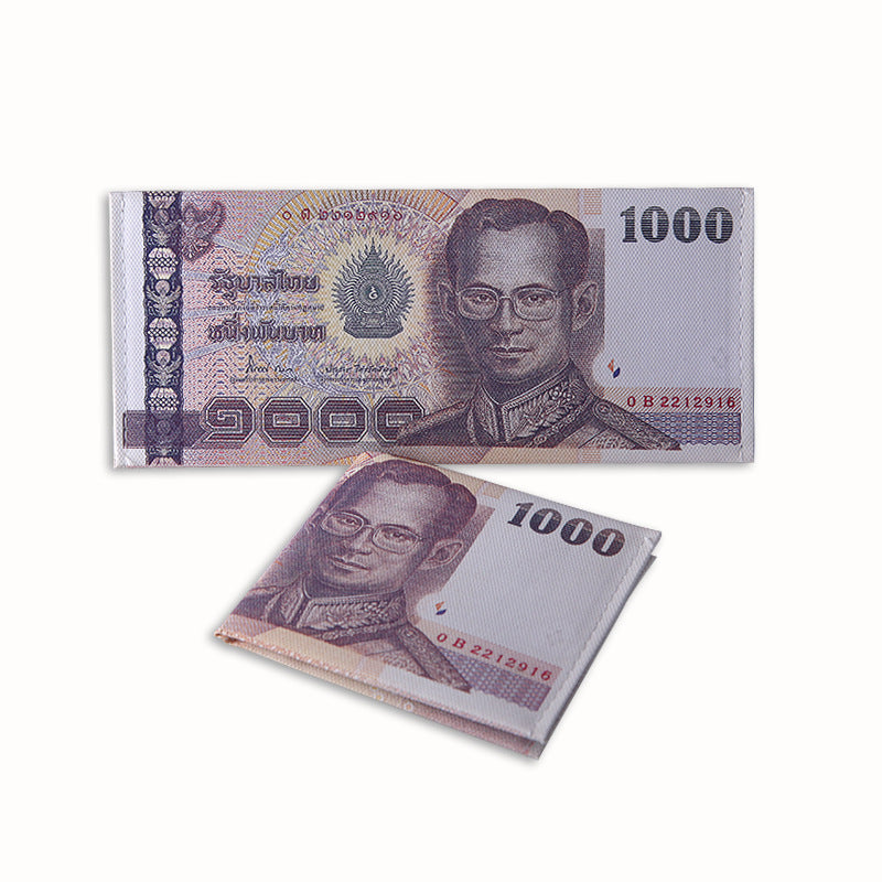Men's Creative Dollar Printing Various Countries Pattern Men's Wallet