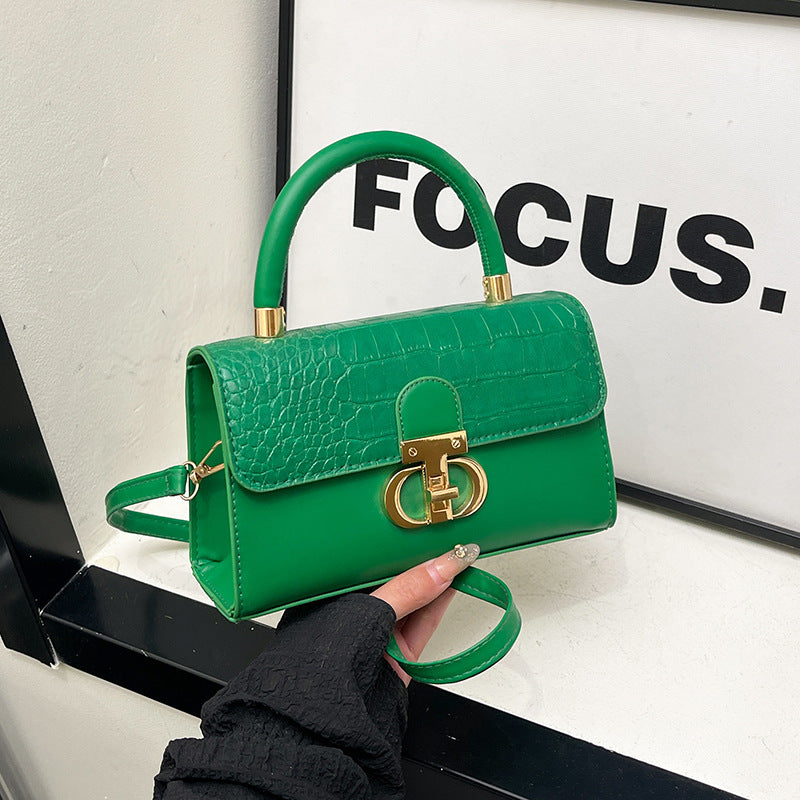 Women's Fashionable Stylish Fashion Summer Crocodile Pattern Portable Bags