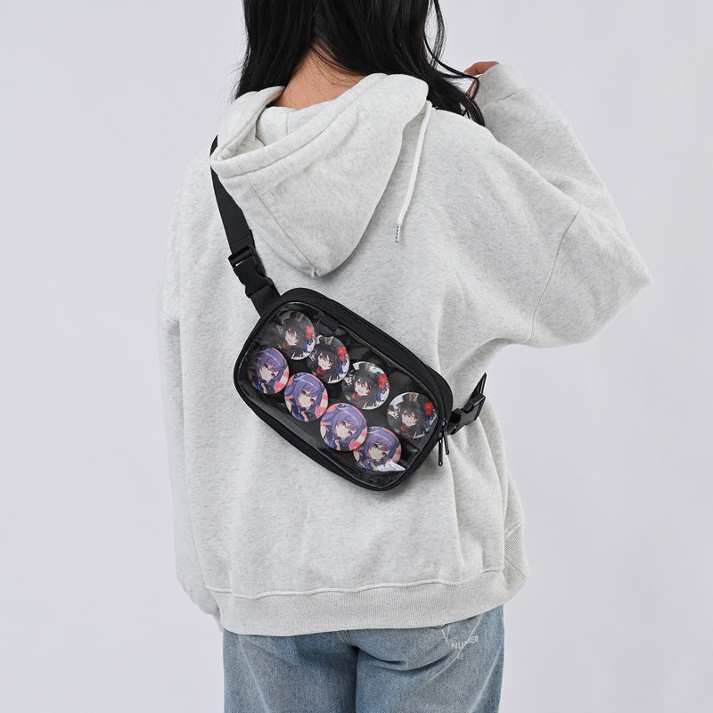Cartoon Transparent Large Capacity Trendy Detachable Backpacks