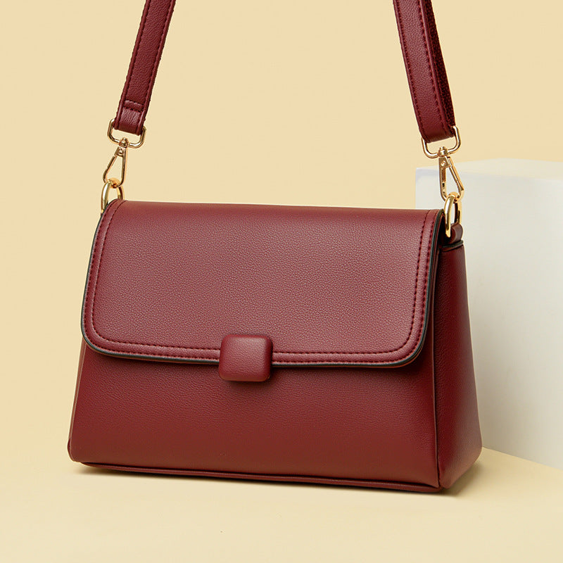 Versatile Classy Mom Fashion Advanced Texture Women's Messenger Bag